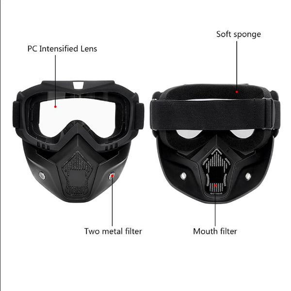 Biker's Riding Helmet Mask