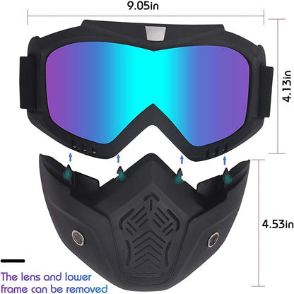 Biker's Riding Helmet Mask
