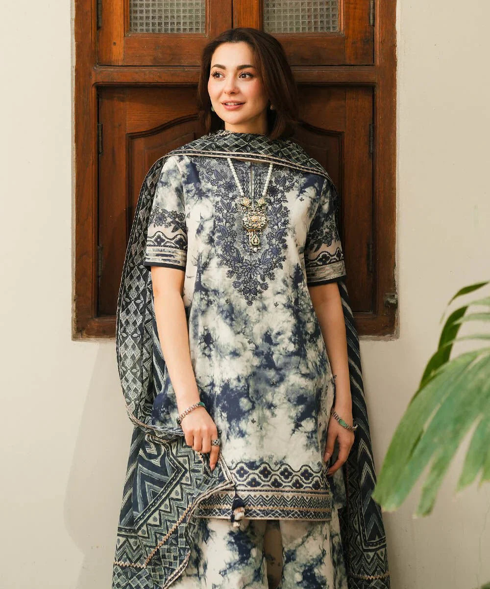 Embroidered Lawn 3 Piece Unstitched Suit Summer Collection